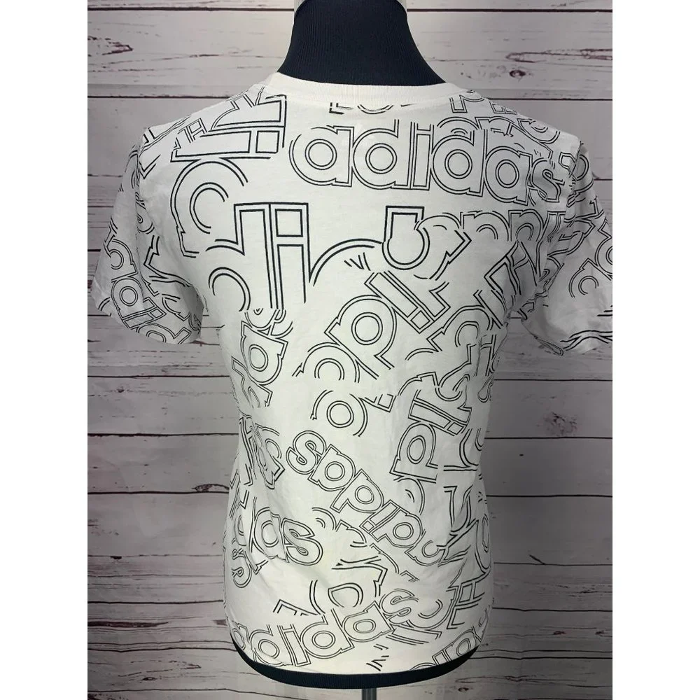 adidas white logo